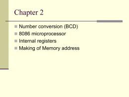 Microprocessor Interfacing