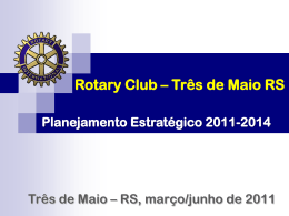 Rotary_Planejamento Estratégico 2012 - 2014 - Rotary