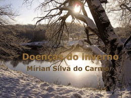 Doenças do inverno - IASD Alphaville e Aldeia da Serra