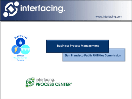 What is a Process? - Interfacing Technologies
