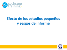 Sesgos de informe - Cochrane Training