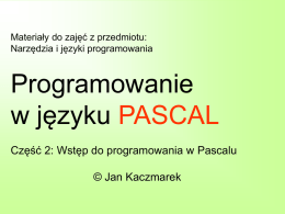 Kurs Pascala