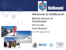 Mullauer, Zell am See - The British School Of Ulaanbaatar