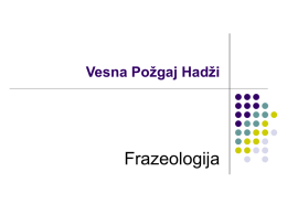 Frazeologija - prezentacija File