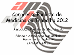 Regional-Bauru - Associação Paulista de Medicina do Trabalho
