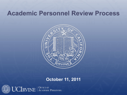 Review Process Reminders