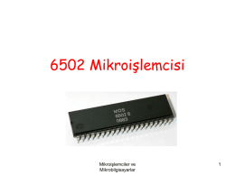 6502 Mikroislemcisi