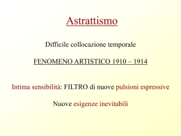 Astrattismo - Istituto Montessori
