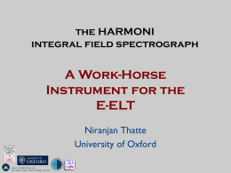 HARMONI - first light IFS for the E-ELT