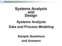 Modern Systems Analysis and Design Ch1