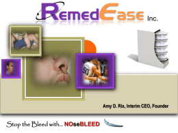 RemedEase Inc. – Amy Rix