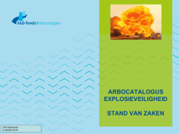 Arbocatalogus Explosieveiligheid - A&O