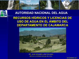 MMC/Año - Autoridad Nacional del Agua