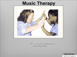 Music Therapy Presentation