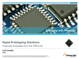 TWR-LCD - Freescale Semiconductor