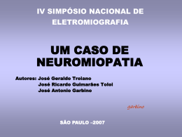 4º. Simpósio Nacional de Neuromiopatia