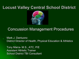 Concussion Information - Bayville Locust Valley Little League