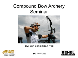 Shooting a Compound Bow