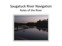 SRC Rules of the River - Saugatuck Rowing Club