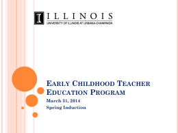 Early Childhood New Admits Power Point