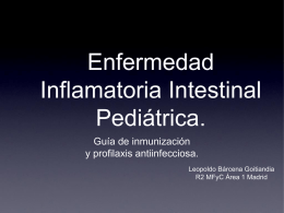 Enfermedad Inflamatoria Intestinal - Docencia C.Salud Buenos Aires