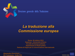 Presentazione DGT - Eurolinguistica sud