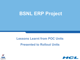 Lessons Learnt&hellip;.cont - MP Intranet