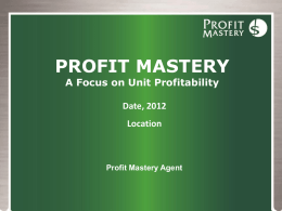 ProfitABILITY - Profit Mastery