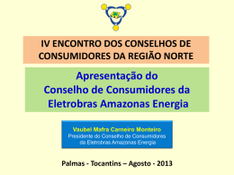 Apresentação Institucional Eletrobras Amazonas Energia