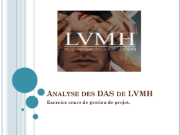Analyse des DAS de LVMH