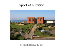 Sport et Nutrition 2