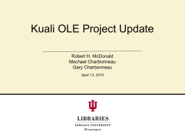 OLE - Indiana University
