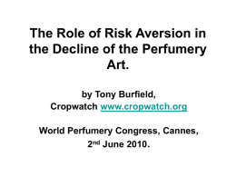 The Role of Risk Aversion in the Decline of the