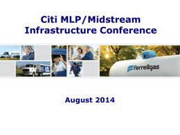 Citi MLP/Midstream Infrastructure Conference, August
