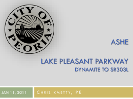 Lake Pleasant Parkway Project