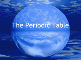 Periodic Table