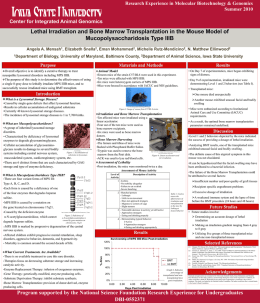 Poster 2 - Molecular Biotechnology and Genomics