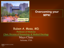 Overcoming your MPN! - MPN Research Foundation