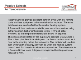 BSF Passive Schools