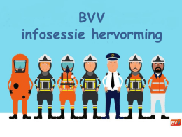 powerpoint-presentatie - Brandweer Vereniging Vlaanderen