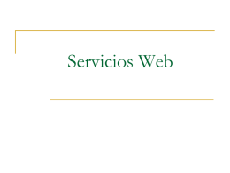 webservices - Departamento de Sistemas e Informática