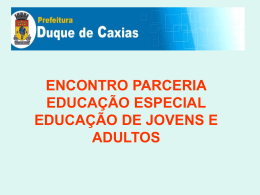CEE EJA - SME Duque de Caxias