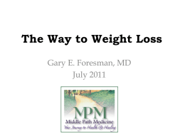 Weight Loss - Middle Path Medicine