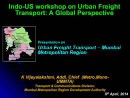 MMRDA_Urban Freight Transport _IITB