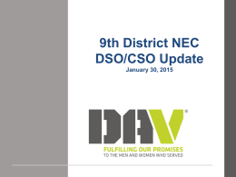 2015 9th District NSO presentation