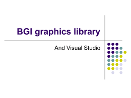 BGI graphics library