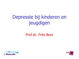 Depressie bij kinderen – Frits Boer