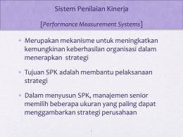 Ukuran Kinerja [Performance Measurement]