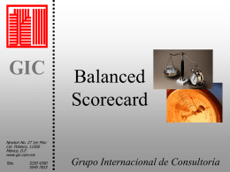 Comentarios de Balance Scorecard