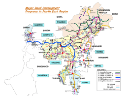 Major Road Development Programs in North East Region